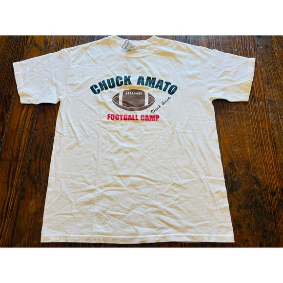 Vintage 2004 Chuck Amato NC STATE Football Camp SMALL Adidas T-shirt - Picture 8 of 8